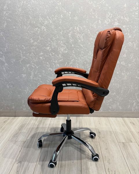 Комп'ютерне крісло офісне Malatec 1655 Світло-коричневий для керівника та персоналу BOSS_СВІТЛО-КОРИЧНЕВИЙ фото
