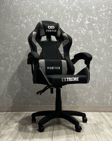 Комп'ютерне крісло тканинне Extreme VORTEX чорно-темно-сірий для геймерів та роботи VORTEX_ТЕМНО-СІРИЙ фото