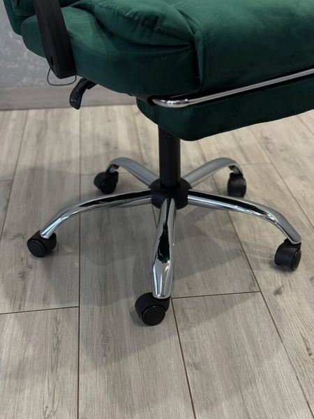 Комп'ютерне крісло з тканини офісне Malatec Boss 1656 Зелений для керівника та персоналу BOSS_ТКАНИНА_ЗЕЛЕНИЙ фото