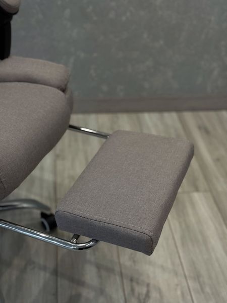 Комп'ютерне крісло тканинне офісне MASTER PREMIUM Сірий для керівника та дому MASTER_KO32SZ_СІРИЙ фото