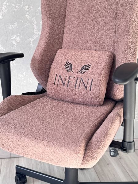 Геймерське крісло з екохутра INFINI BOUCLE Темно-коричневий комп&lsquo;ютерне крісло BOUCLE_ТЕМНО-КОРИЧНЕВИЙ фото