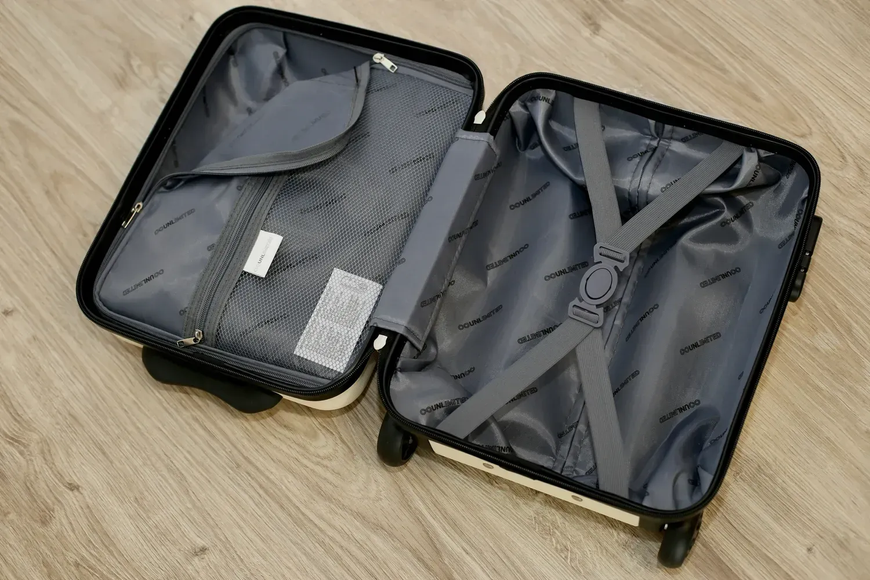 Валіза мала 19л ручна поклажа Wings 147XS чорна 38*30*17см 147-2 XS black фото