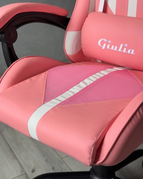 Комп'ютерне крісло Extreme Джулія рожеве геймерське з екошкіри GIULIA_РОЖЕВИЙ фото